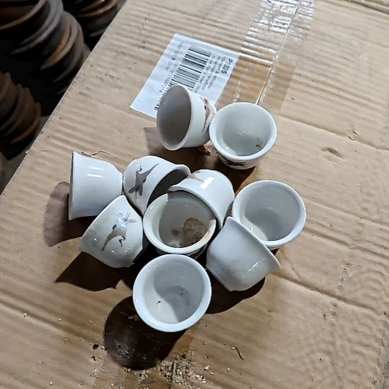 绿泥陶瓷盘子碗啥都有10个