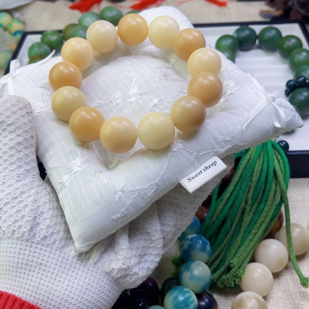 手串菩提根/象牙果卡21干磨4