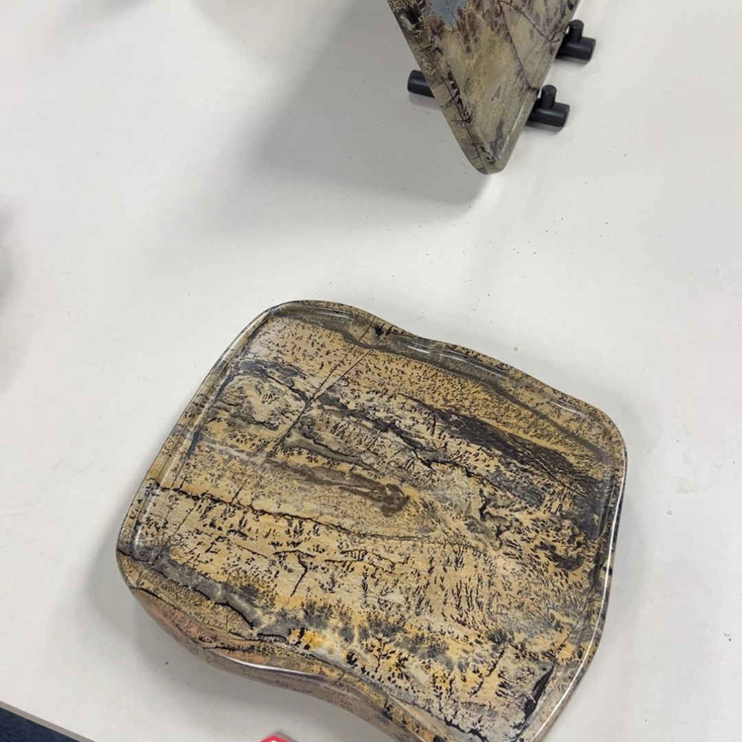 广西石天然国画石干泡台