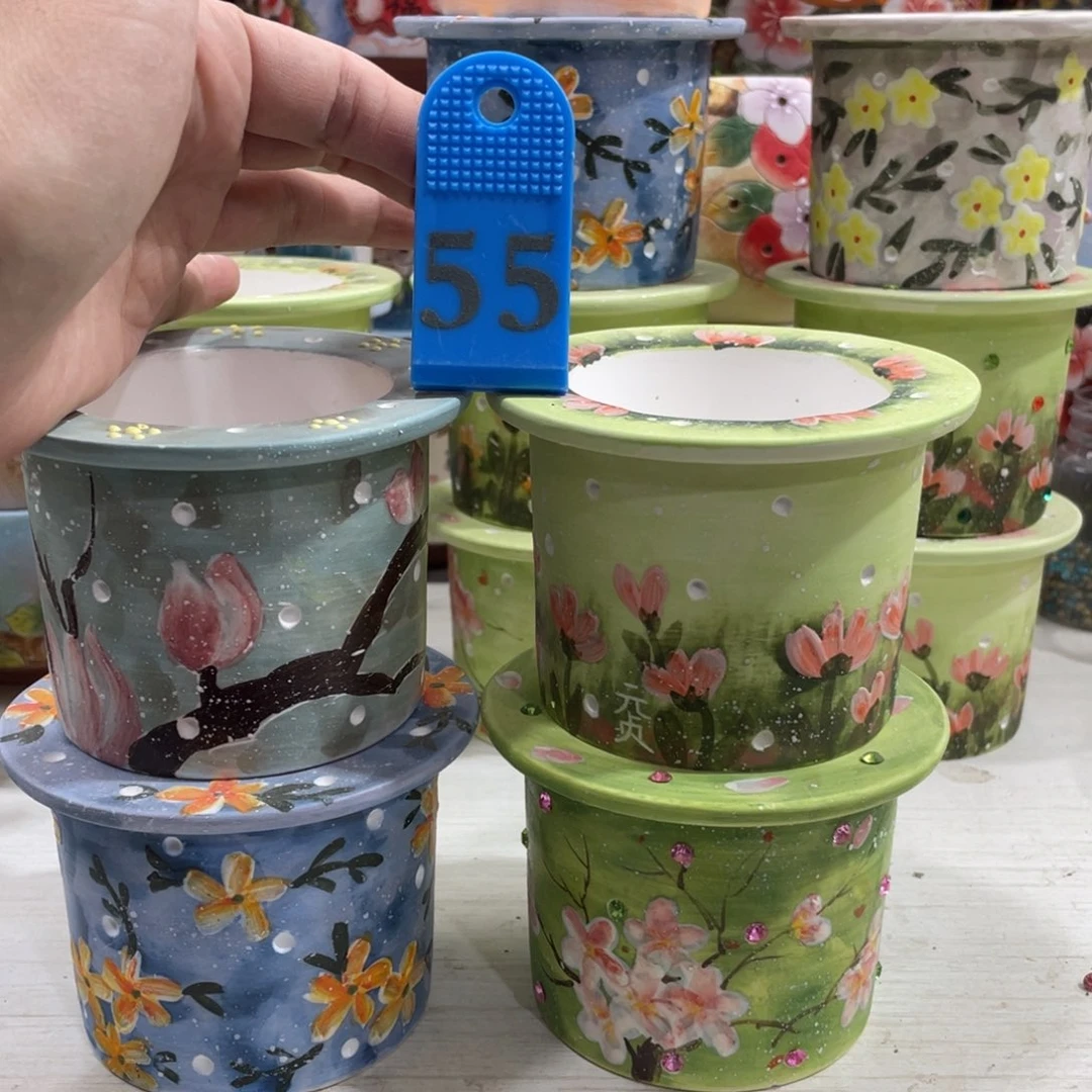 红陶?****s多肉花盆特价白色