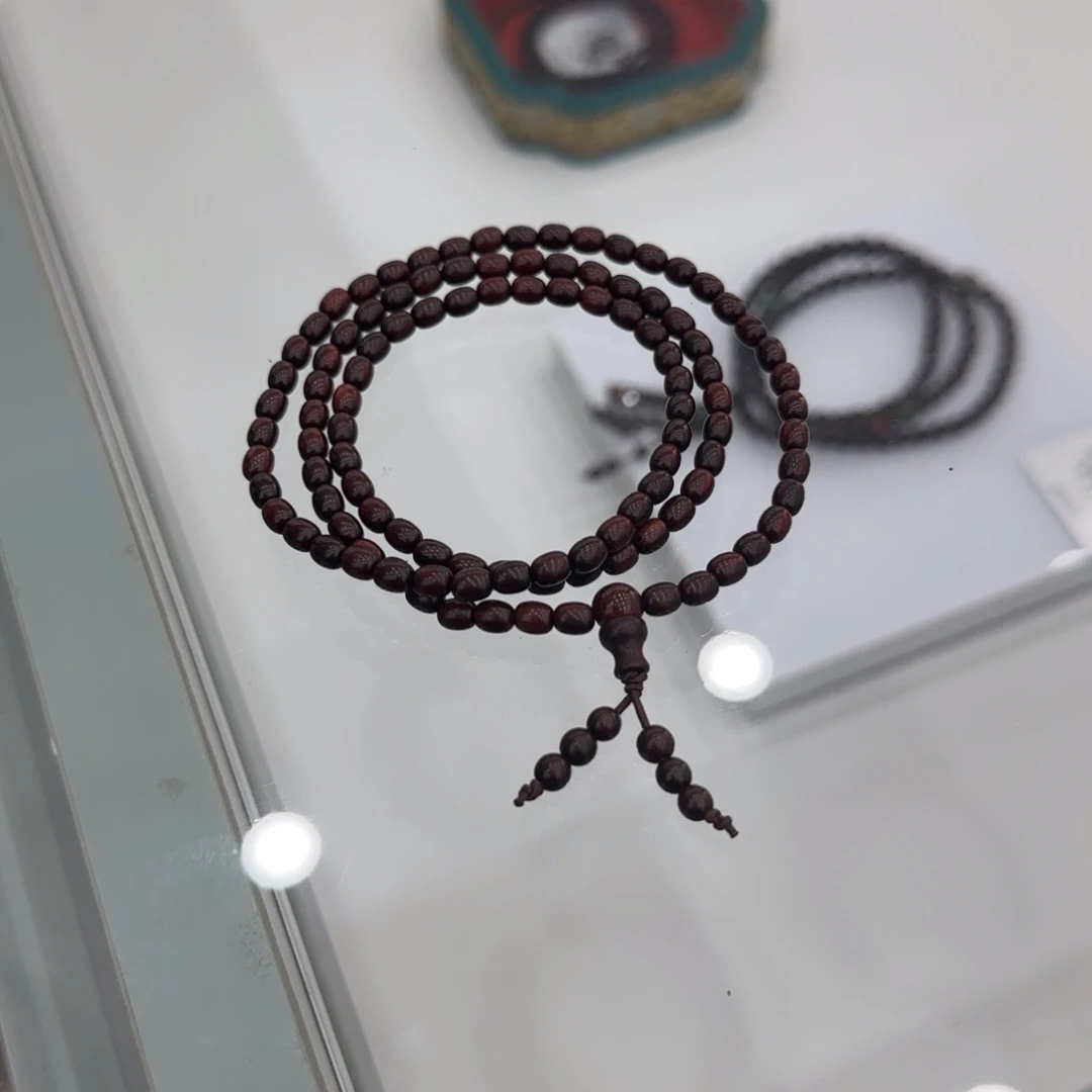 端景台紫檀木类小叶紫檀水滴108