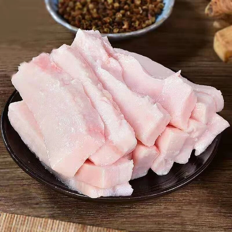 鲜嫩散养精品黑土猪肥肉冷链发货顺丰包邮