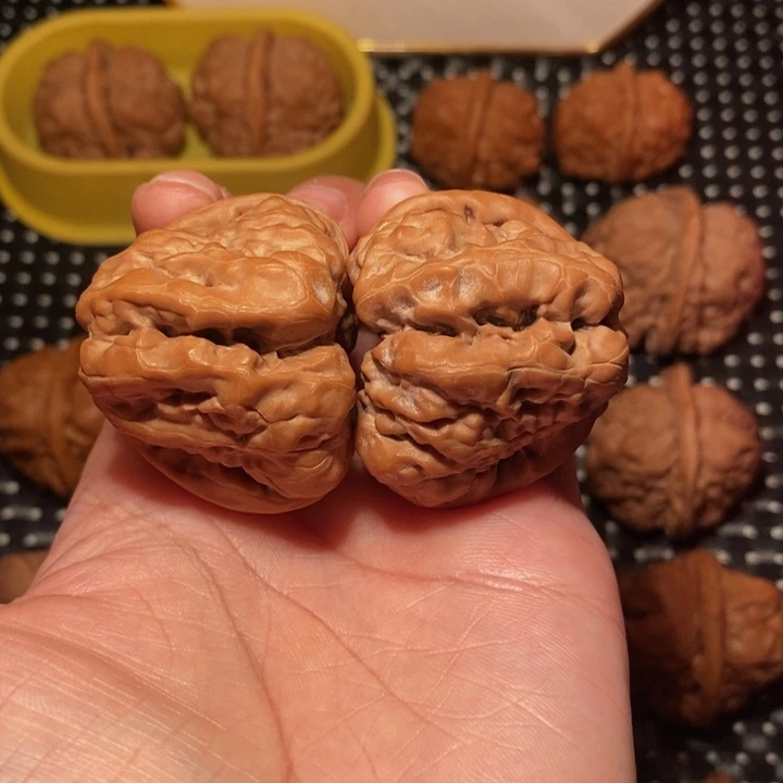 @***❀把件文玩核桃四开大腿蛙王