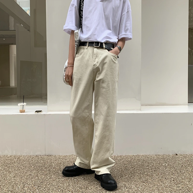 【KRK】美式复古水洗做旧工装裤男女春季潮小众宽松直筒阔腿裤口袋