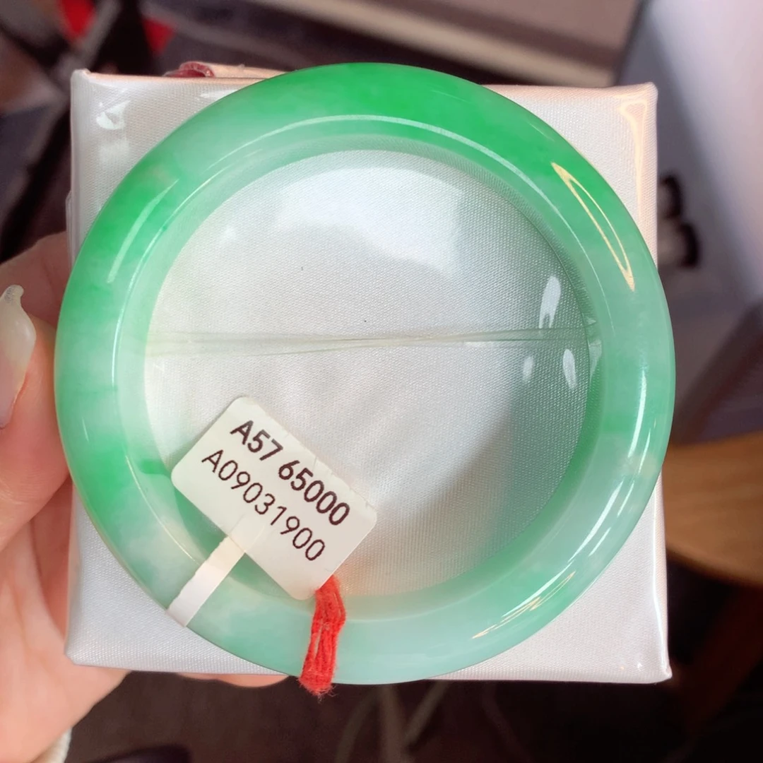 翡翠手镯未镶嵌57正3号88