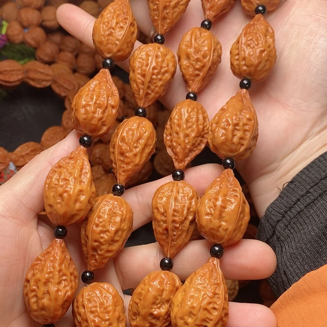 【闪购商品】文玩核桃吊坠崂****发脖挂22