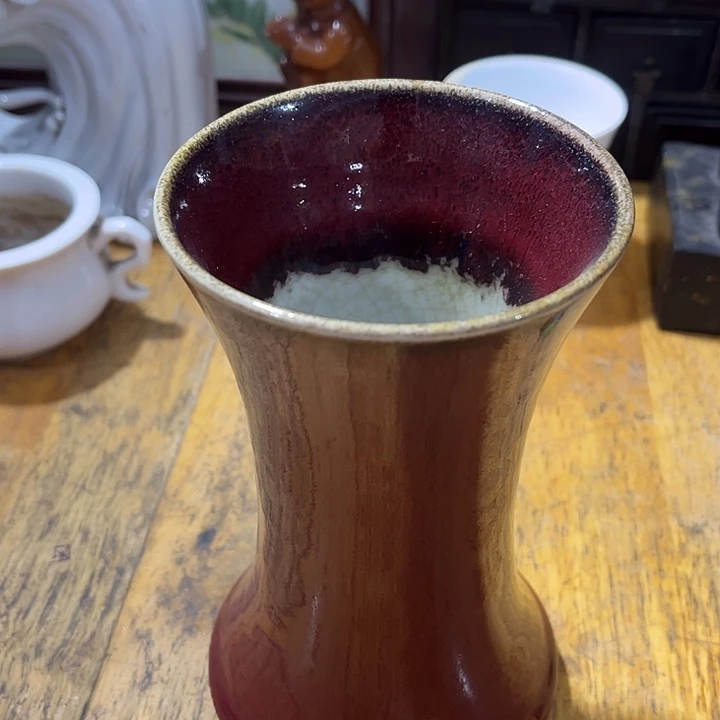 其他缸豆红小笔筒