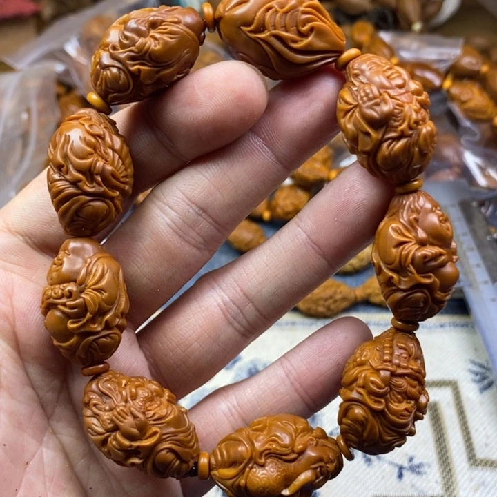 橄榄核手串/手链橄榄核雕工艺手串