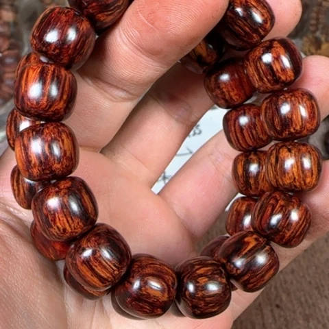 藤类13 14 海南红降香黑金芝麻满纹降真香收藏级