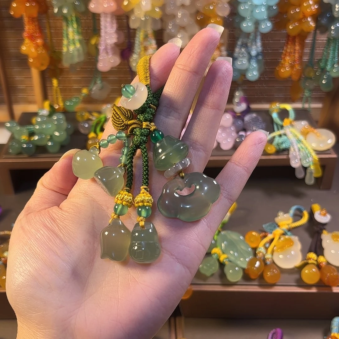 玛瑙/玉髓未镶嵌车挂