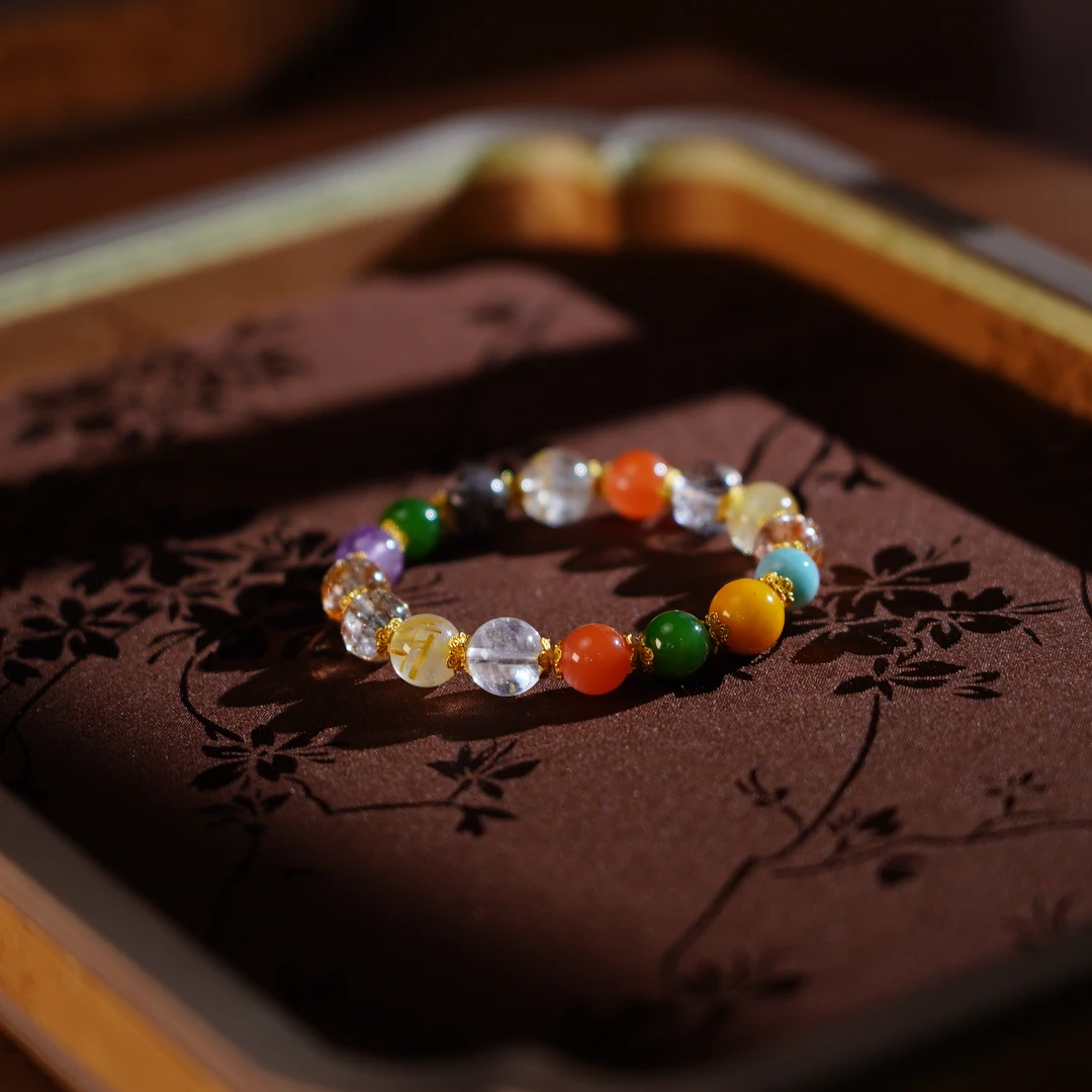 【睿泽鉴宝】S925白水晶多宝手串  9mm+  XHZB0044