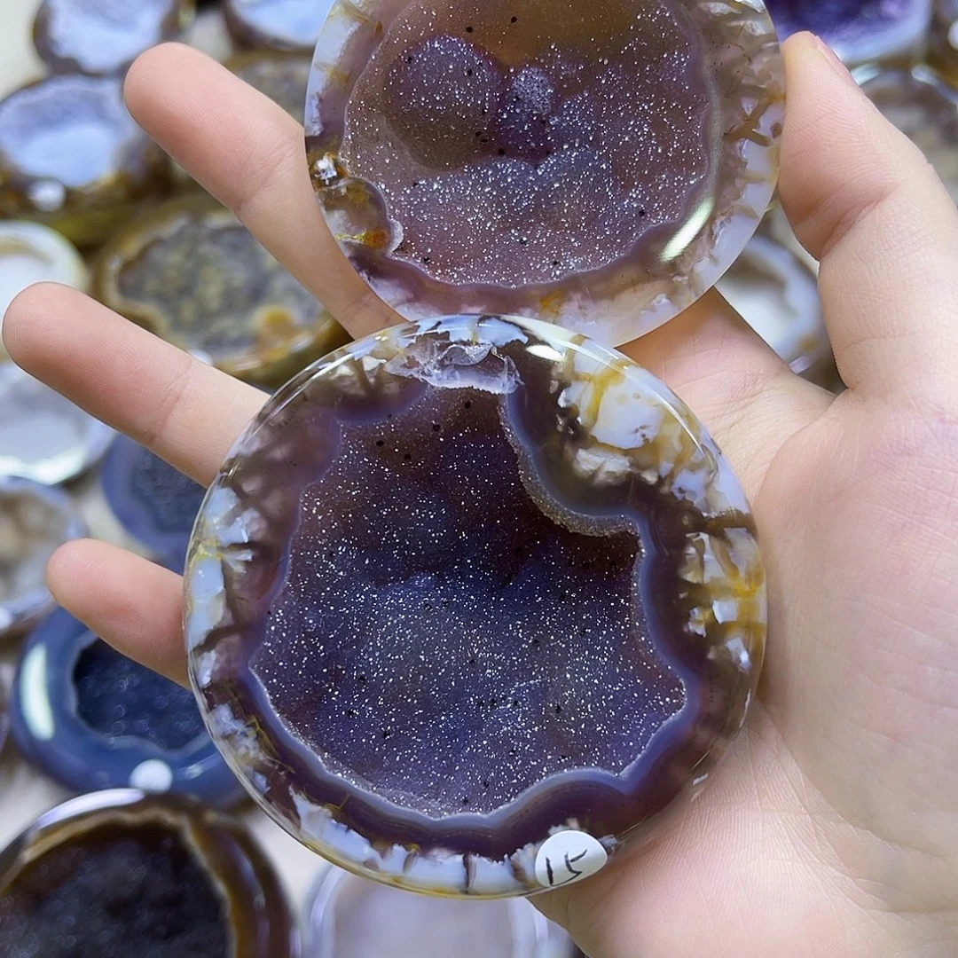 银S925镶嵌珠宝半成品紫晶