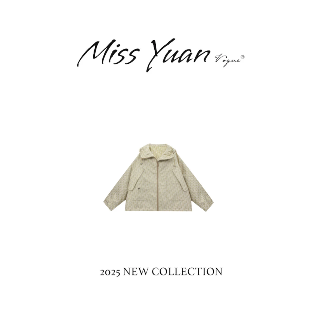 M.Y. 媛总 2025春百搭显瘦运动风长袖外套女 1MY5110M
