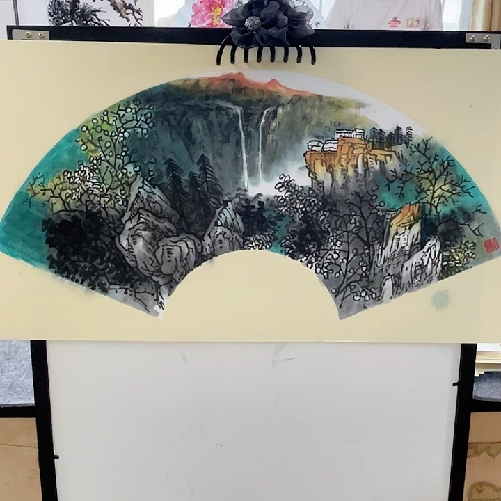 国画张圣敏先生纯手绘作品