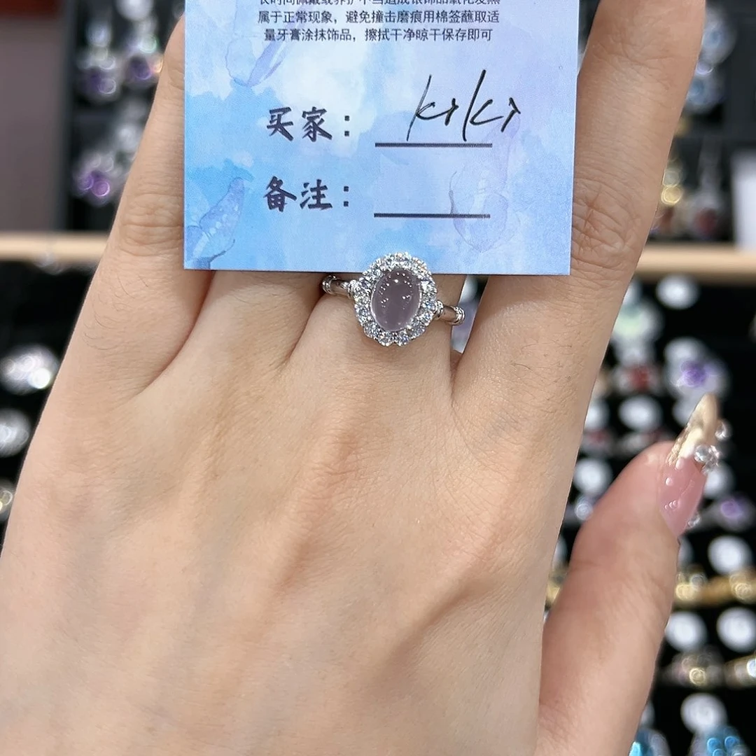 黄晶戒指银S925镶嵌戒指
