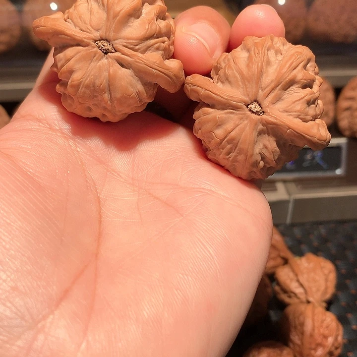 叁***"文玩核桃把件高尔夫
