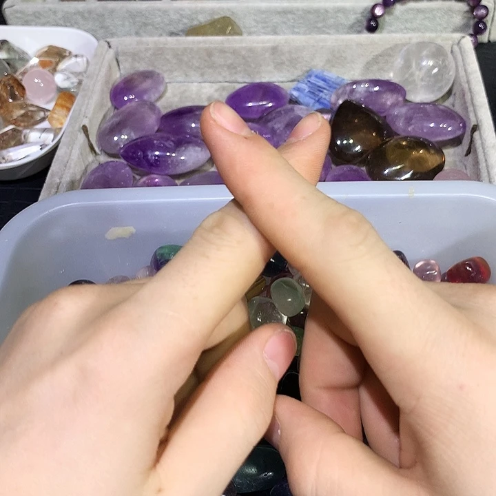 水晶未镶嵌珠宝半成品天然水晶C037