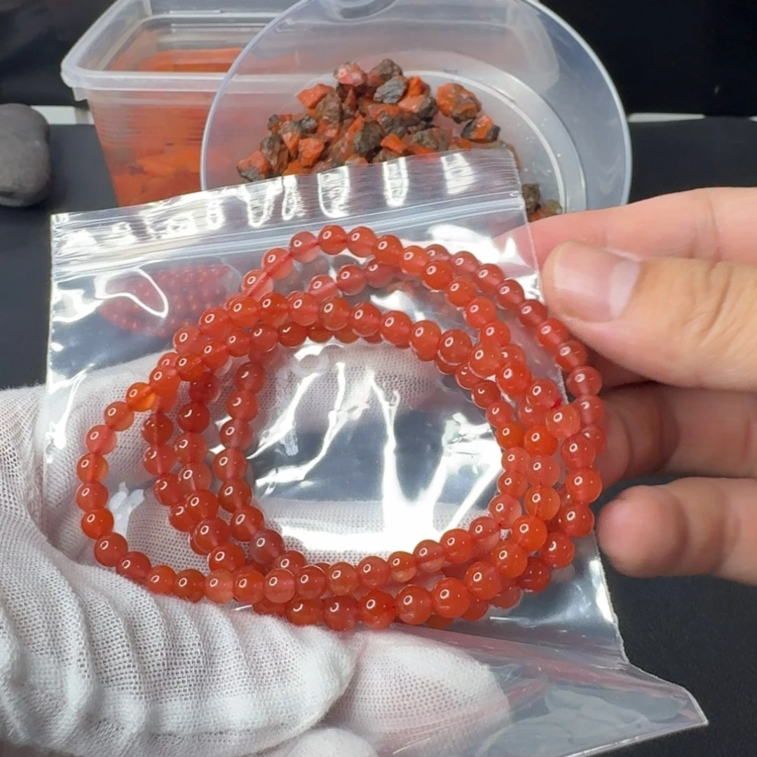 南红玛瑙单圈未镶嵌9号多样样性发其一