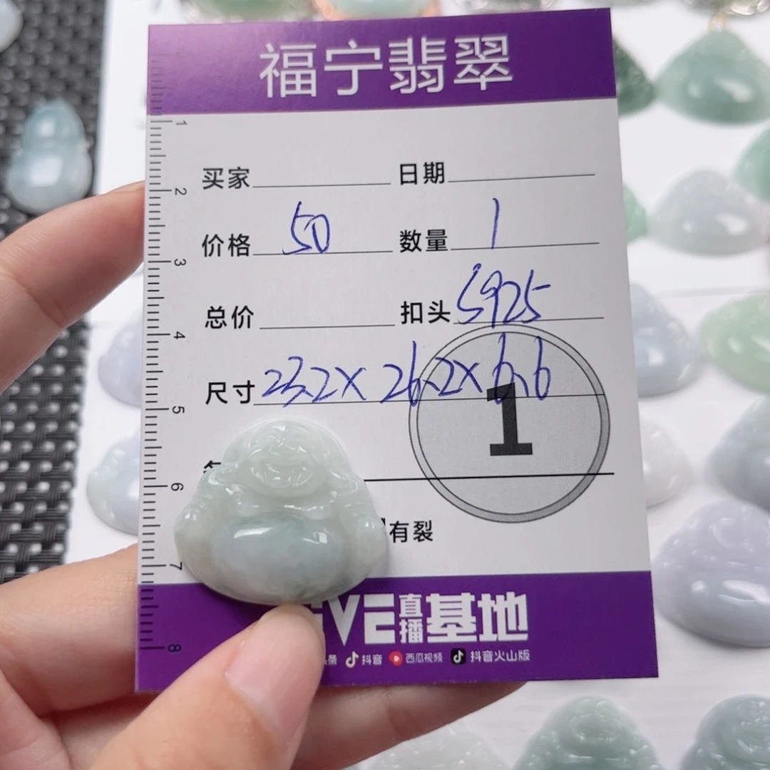 翡翠颈饰未镶嵌吊坠