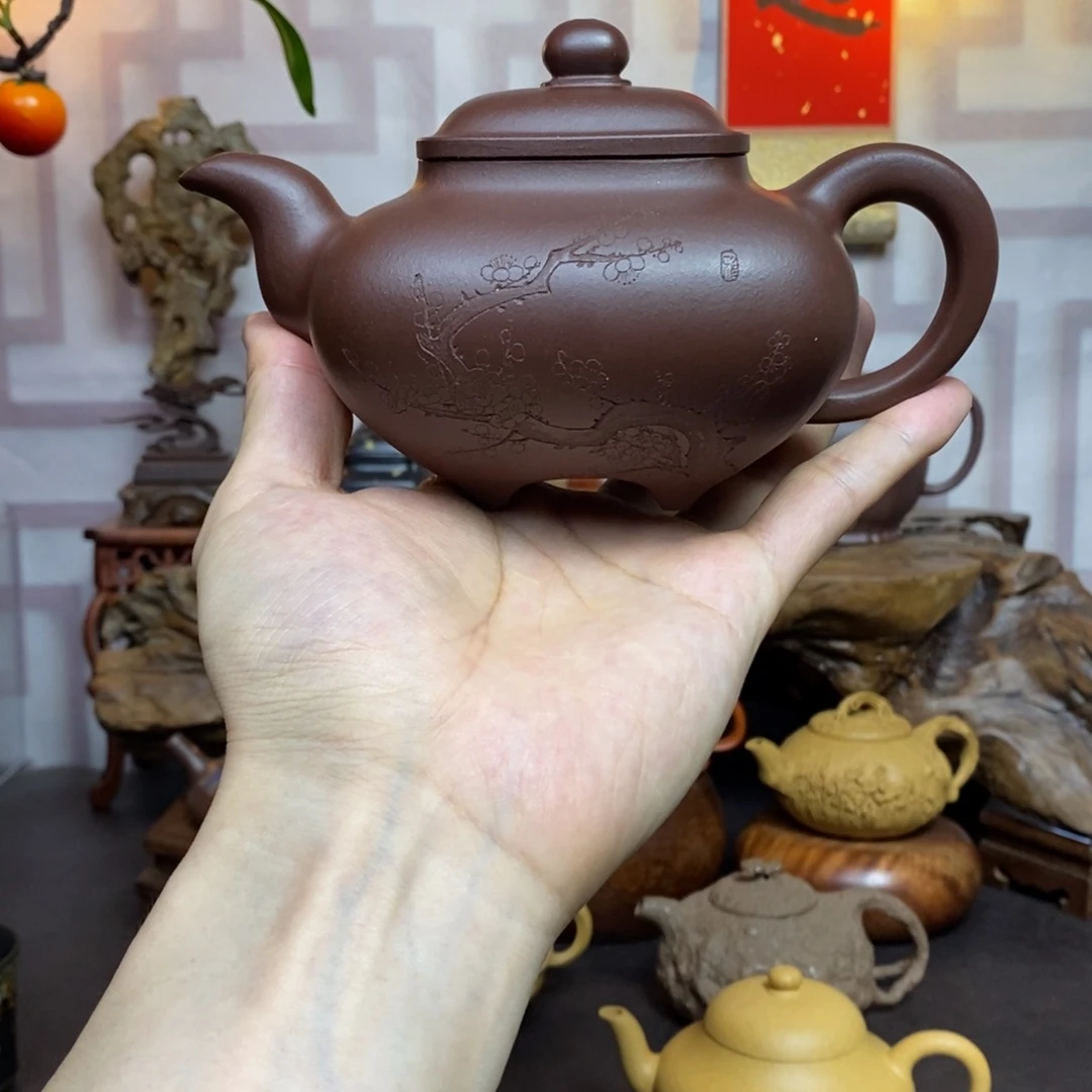 茶壶紫砂紫砂茶具紫泥传炉