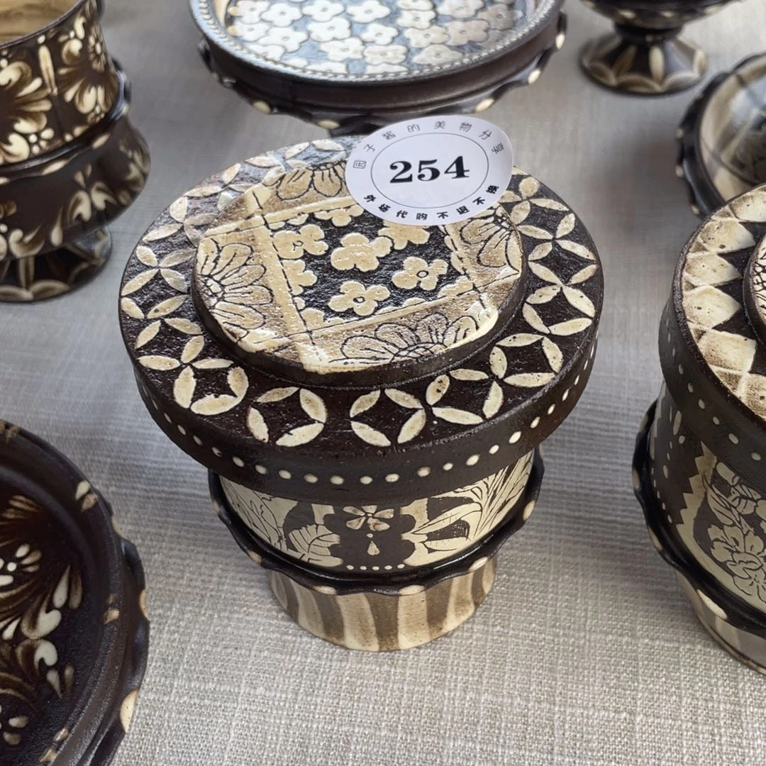 淡***然瓷片景德镇手工陶瓷杯