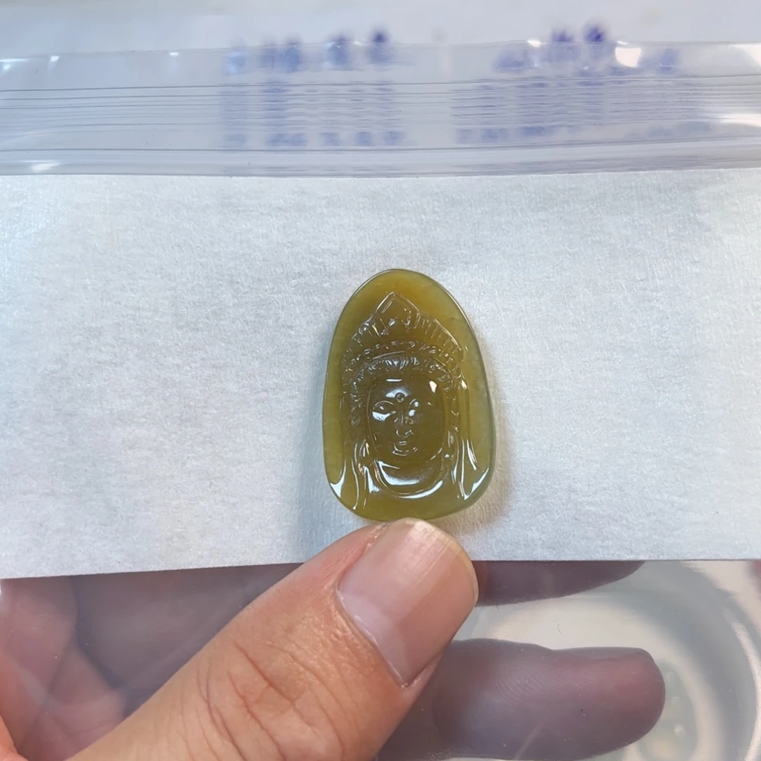 定制翡翠未镶嵌天然缅甸翡翠观音头
