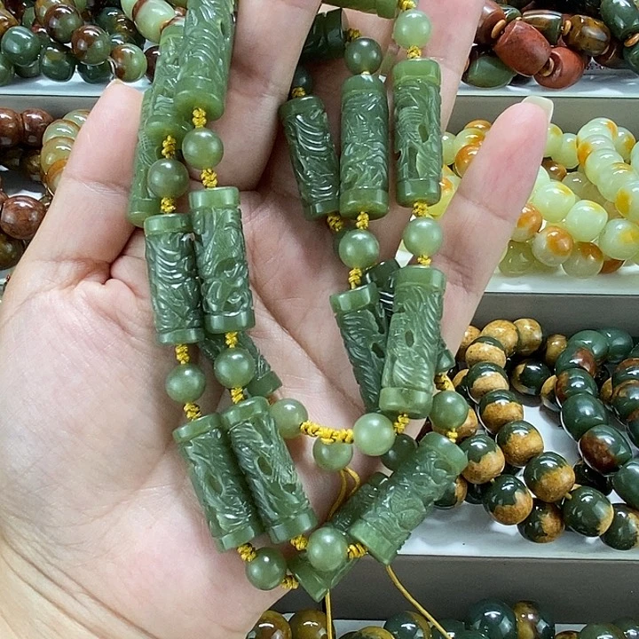 悟***和田玉（糖玉）未镶嵌项链