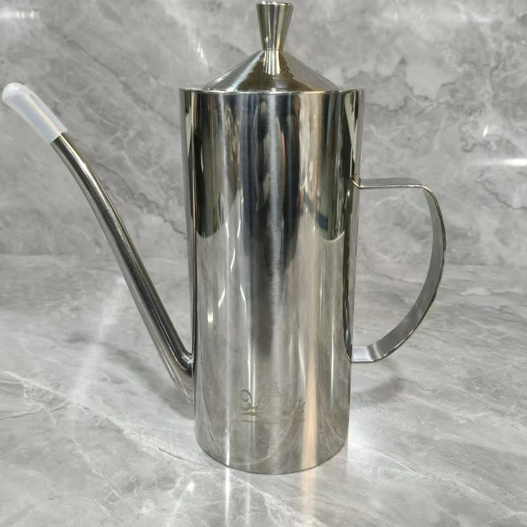 外贸皇冠家长嘴油壶加厚福利微瑕款