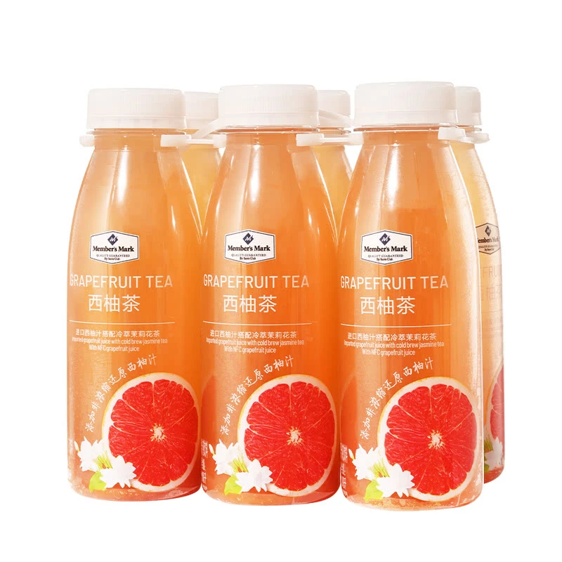 山姆西柚茶300ml*6瓶夏日必备饮品饮料