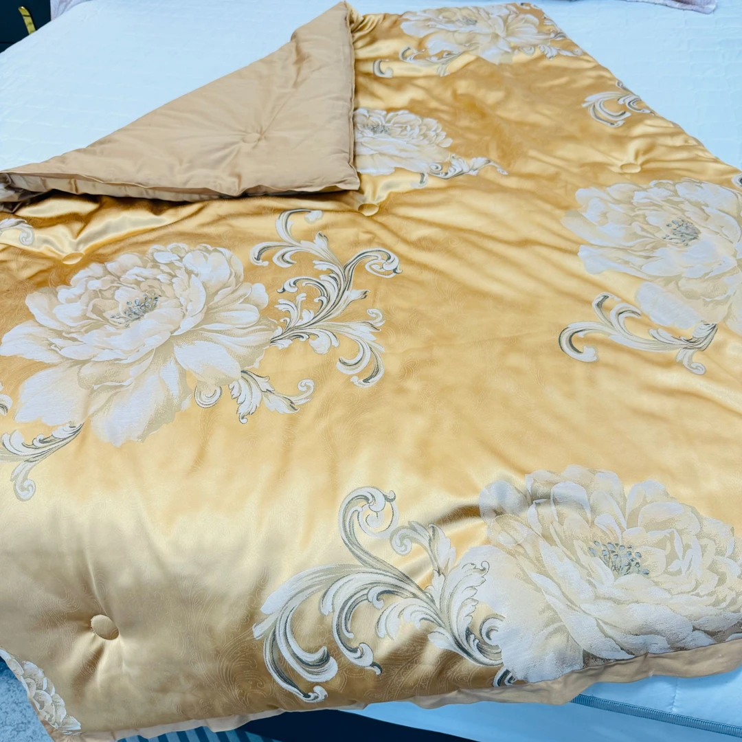 【花漫天小】120*150cm燕窝童被蚕丝大豆棉被柔软亲肤多功能被