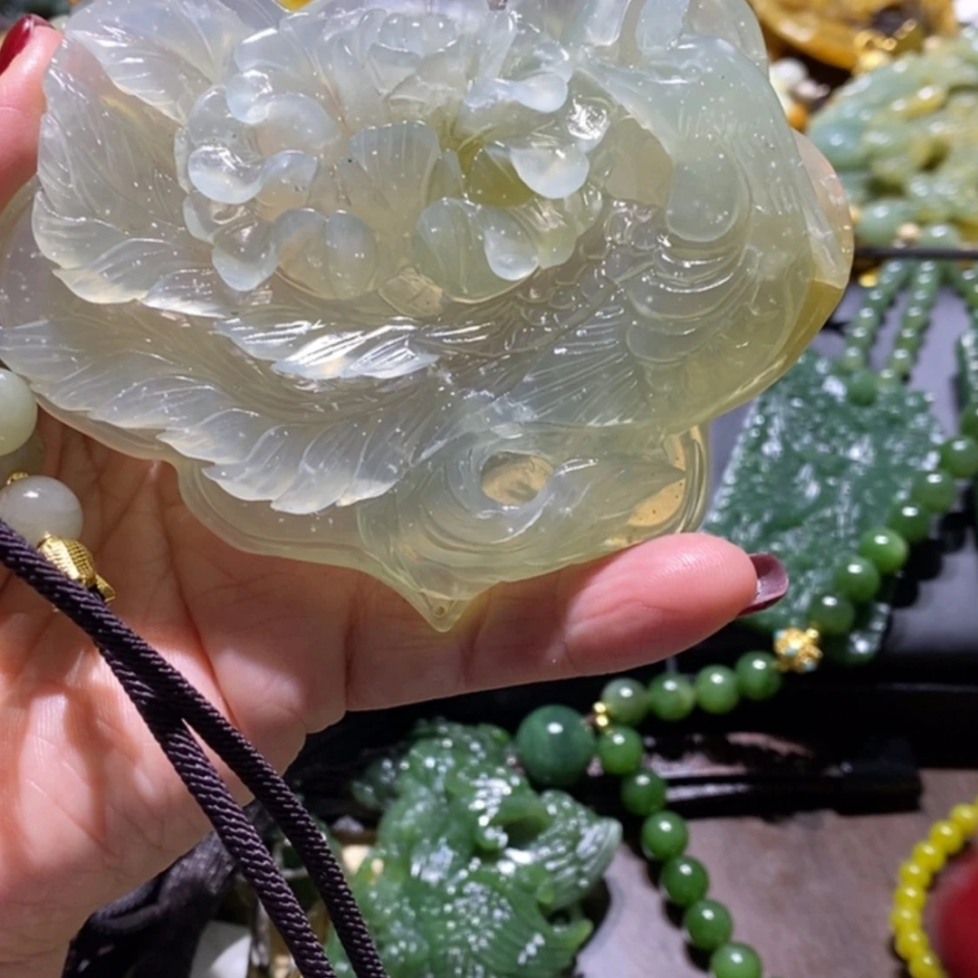 【闪购商品】岫玉毛衣链未镶嵌