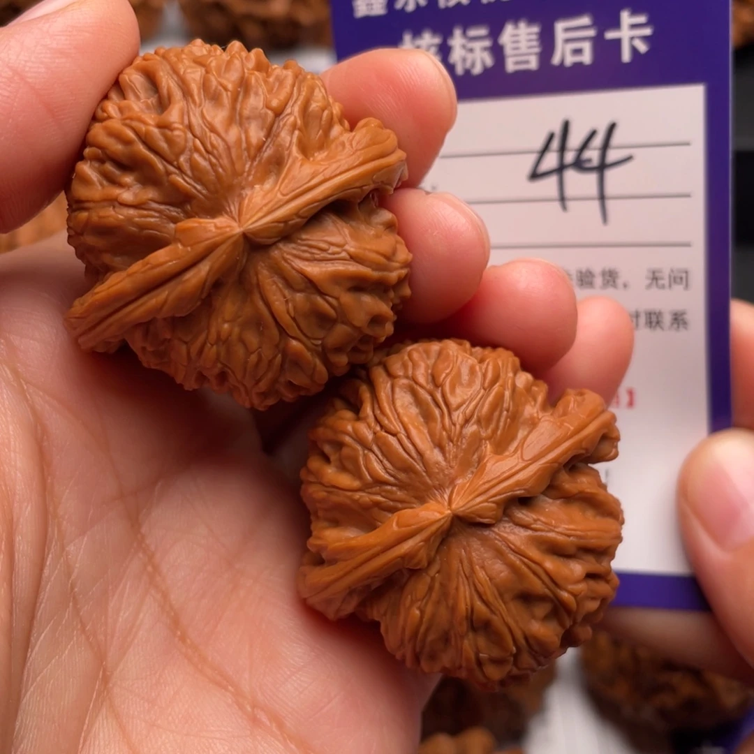 把件文玩核桃白狮子40尺