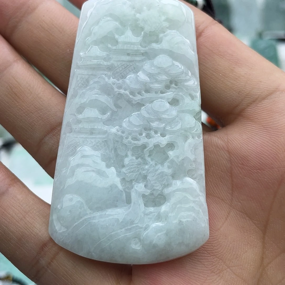 颈饰未镶嵌翡翠翡翠