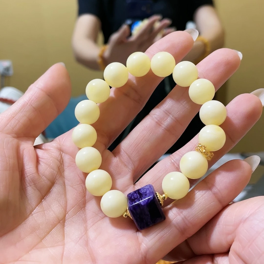 【闪购商品】手链琥珀银S925镶嵌