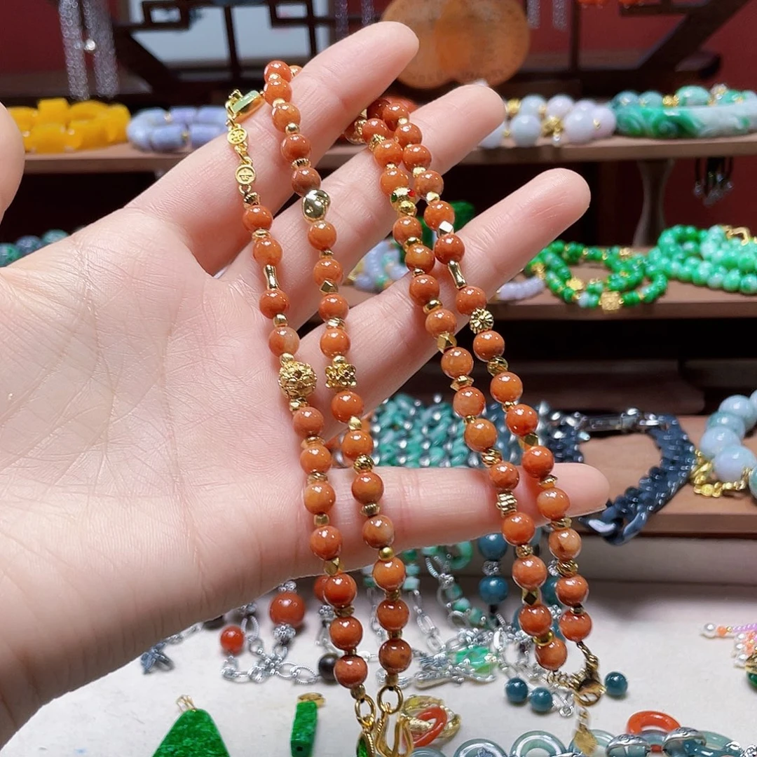 翡翠未镶嵌手链饰品