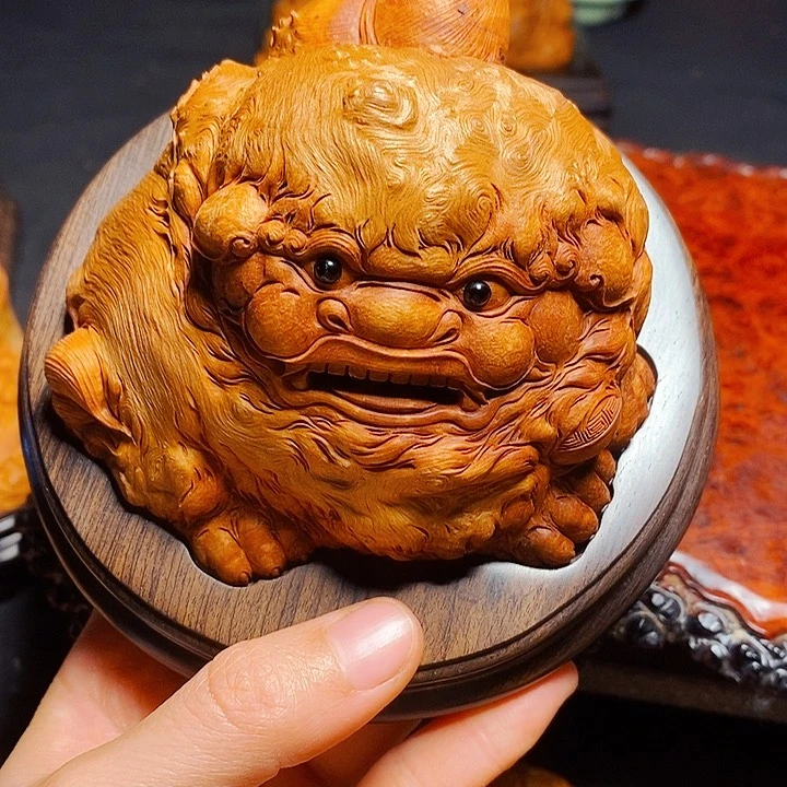 荔枝木用****7荔枝木狮子，总价3988，分两笔付款