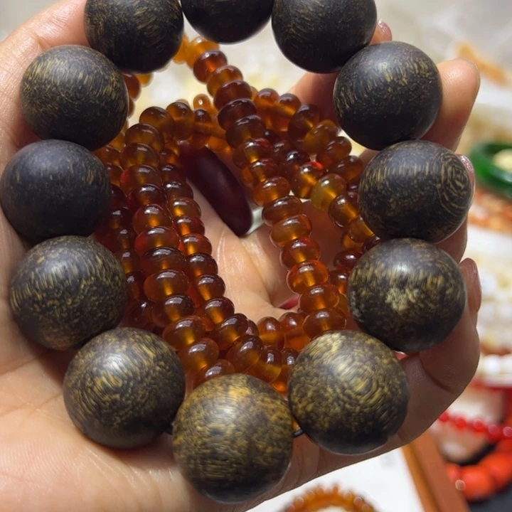 核桃手串/手链0.9/108全蜜脖挂m m