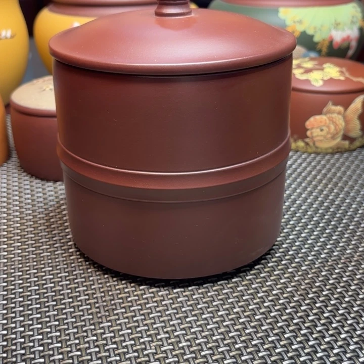 紫砂茶叶罐中高端紫砂茶叶罐