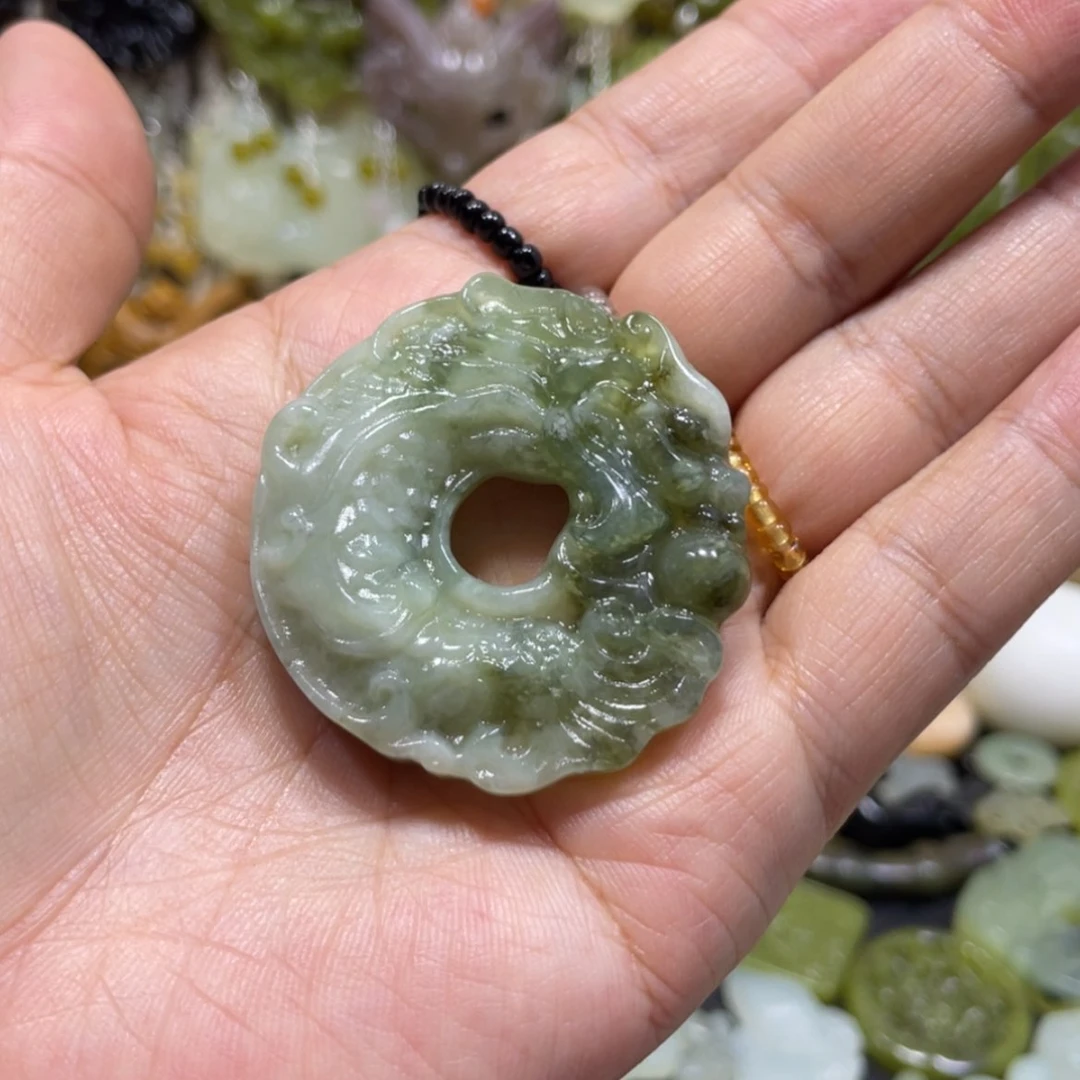 【闪购商品】岫玉颈饰未镶嵌85吊坠