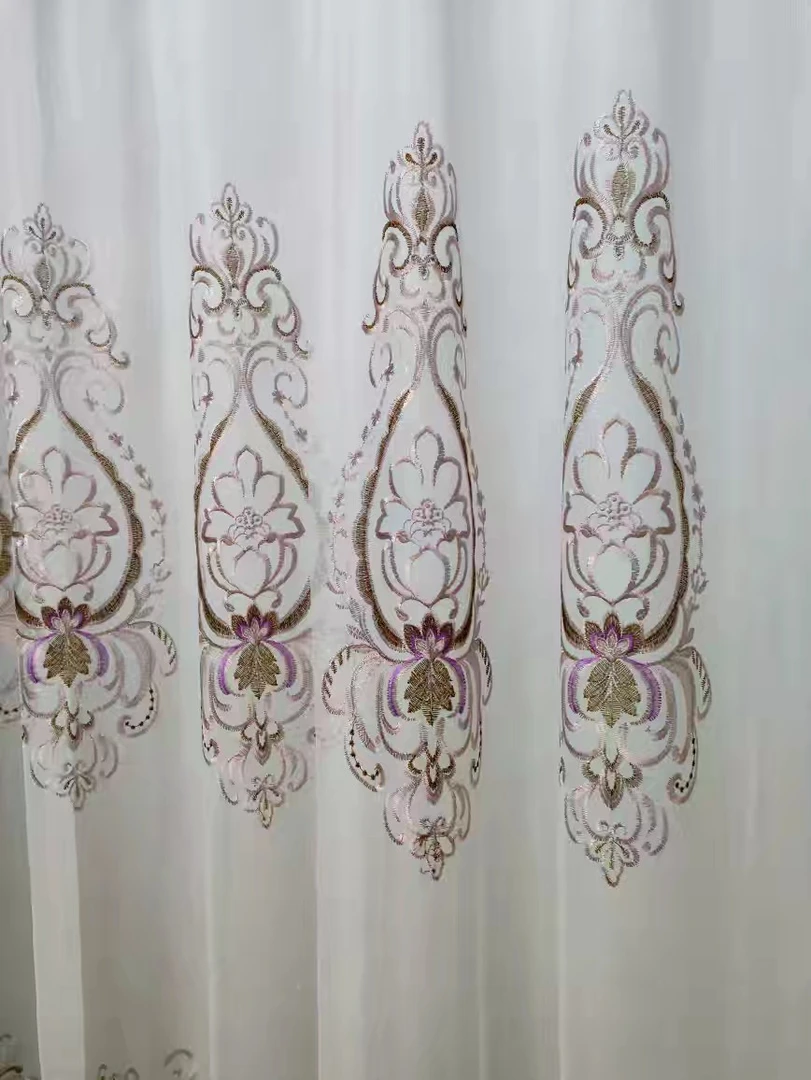 00370成品窗纱宽6米，高2.7米，挂钩款，对开发货