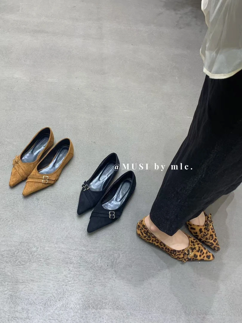 名利 （399-12#福）气质百搭双扣鞋