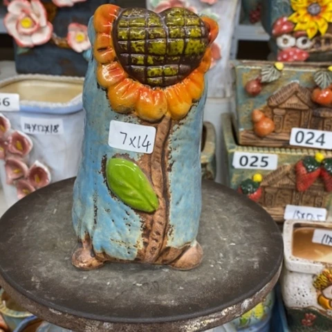 【闪购商品】红陶粗陶材质多肉花盆