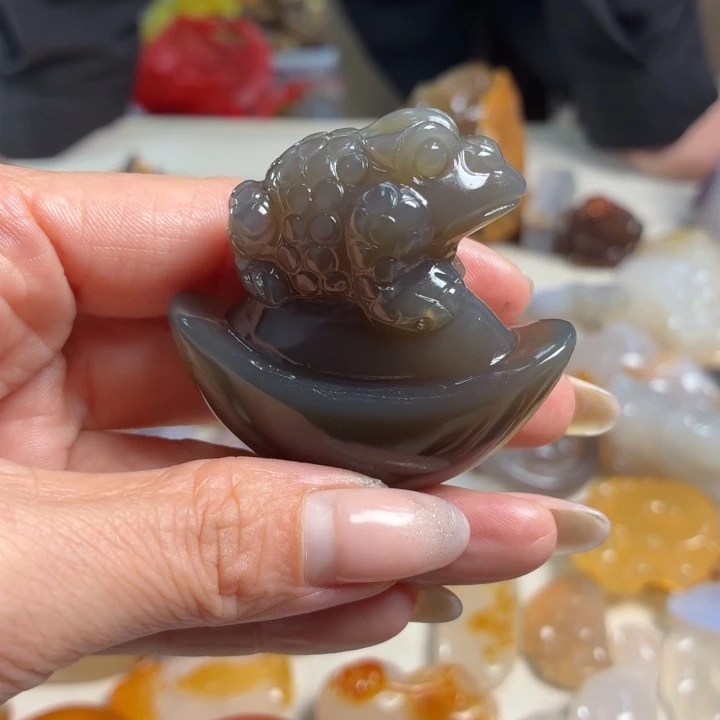 玛瑙/玉髓未镶嵌吊坠(不含链)