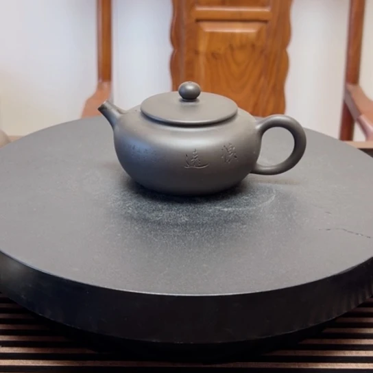 紫砂茶壶本地料半手工。