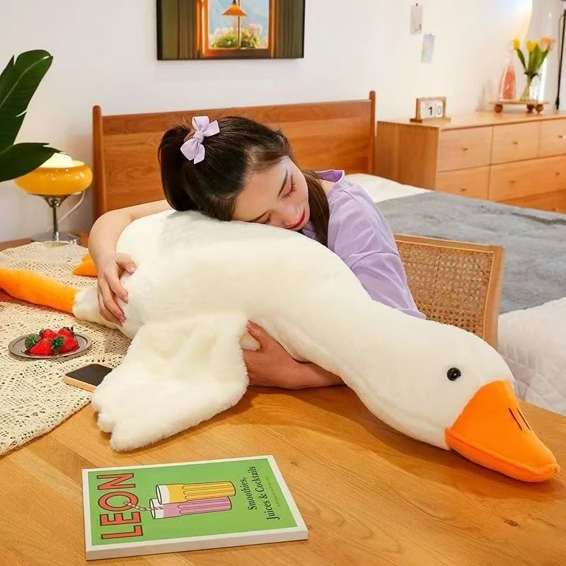 大白鹅玩偶公仔毛绒玩具布娃娃可爱大鹅玩偶女孩睡觉抱枕