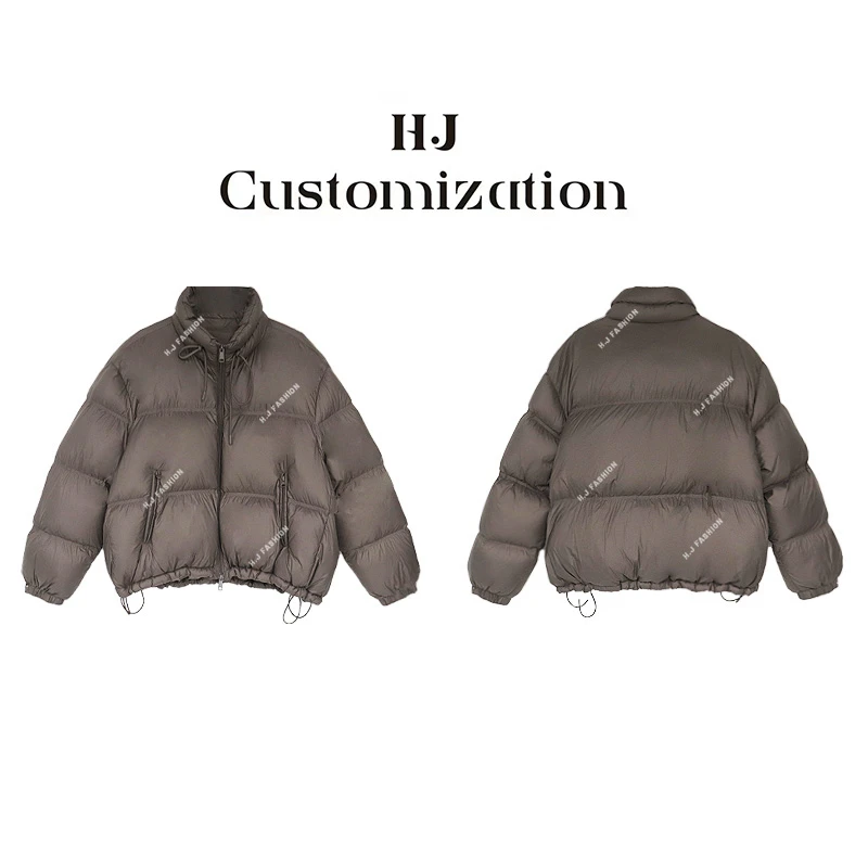 【郝洁】“暖拥”时尚洋气百搭轻薄云朵泡芙绑带羽绒服9136