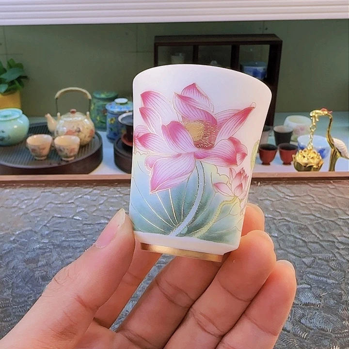 青花瓷器茶具茶叶罐旅行套装