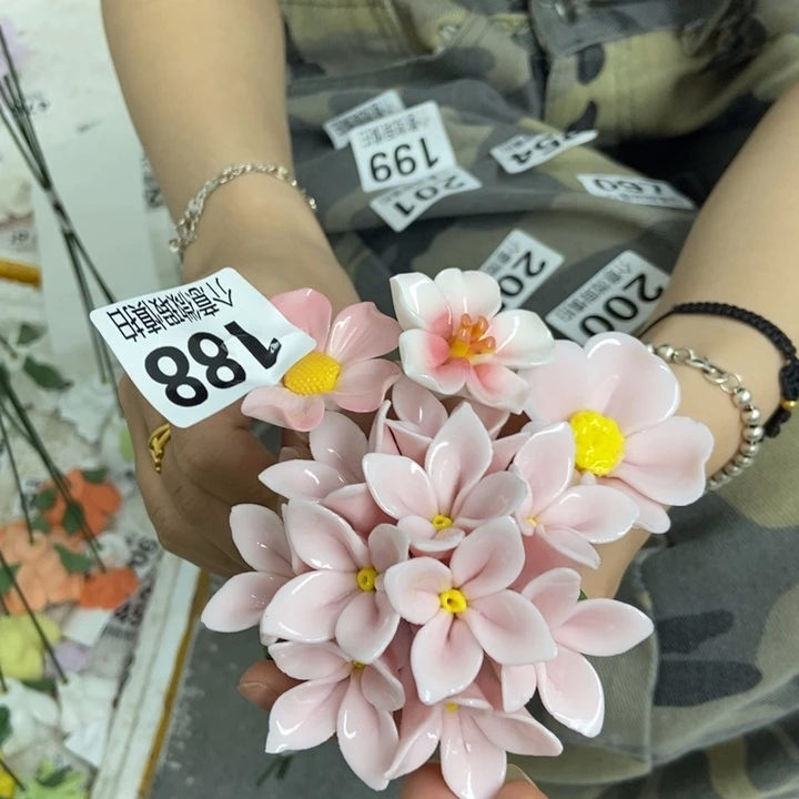 杯手工制作陶瓷花