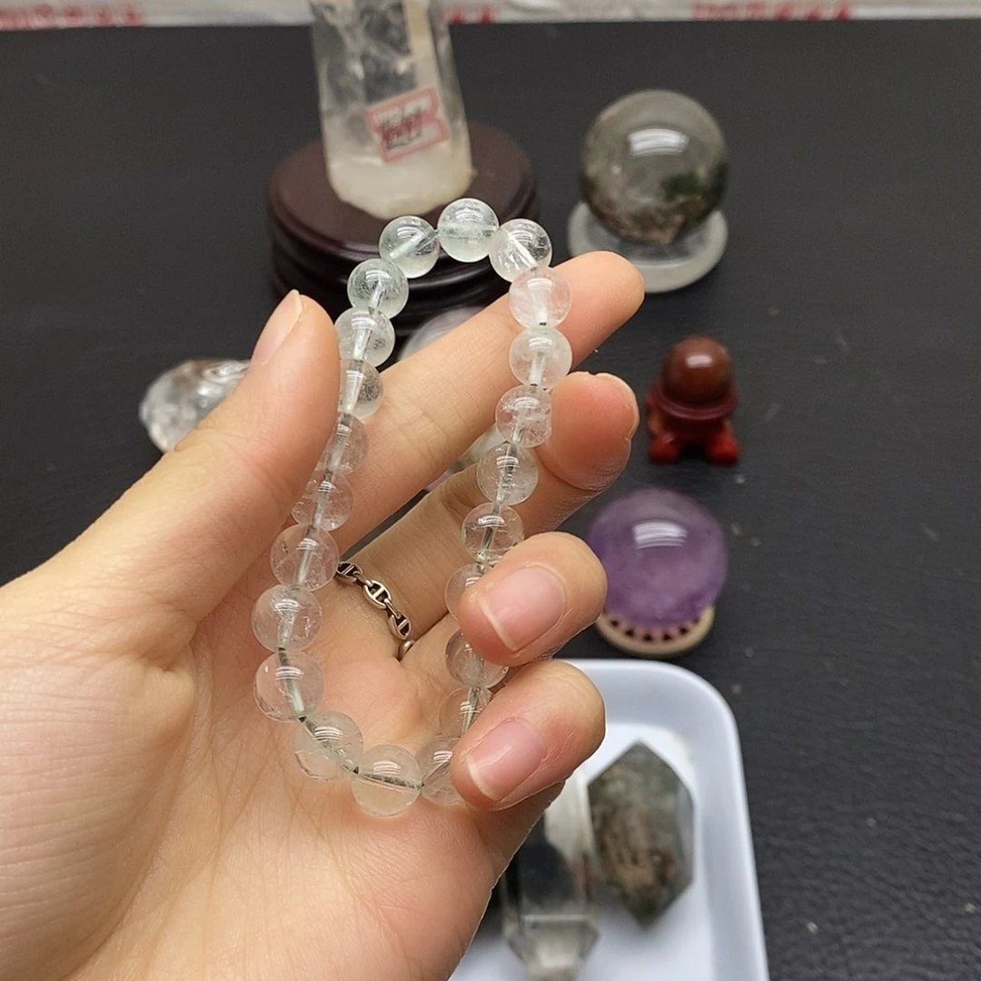 珠宝半成品水晶未镶嵌40水晶石