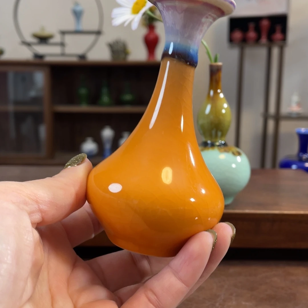 瓷片陶瓷花瓶小摆件